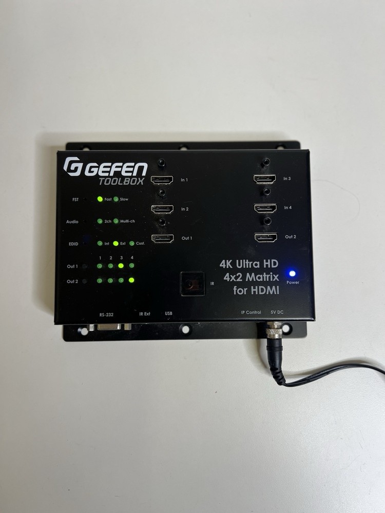Gefen GTB-HD4K2K-442-BLK ToolBox 4×2 Matrix for HDMI 4K x 2K (Black)