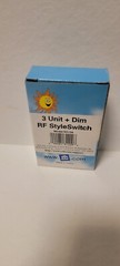 X10 SS13A Slimline Decorator Wireless Wall Controller 3 Addresses + Dim