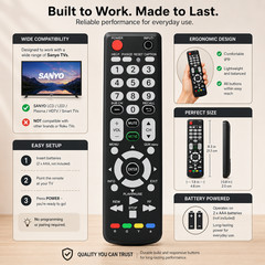 Universal Remote for Sanyo TV
