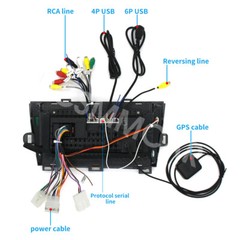 Car Multimedia Player 9in USB FM Head Unit 2+32G Fit For Toyota Prius 2010-2015