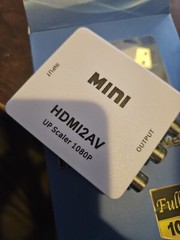 HDMI2AV Mini Converter HDMI To AV Adapter HDMI to RCA 1080P HD Video Audio