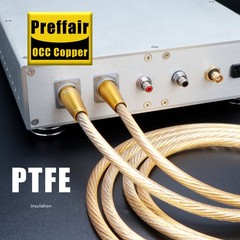 Pair OFC Copper Conductor Audio Balanced XLR Cable HiFi Interconnect Signal Wire