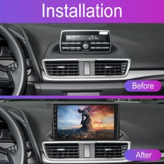 9″ Quad Core Car Radio For Mazda 3 Axela 2014-2019 Android GPS Stereo 4GB+64GB