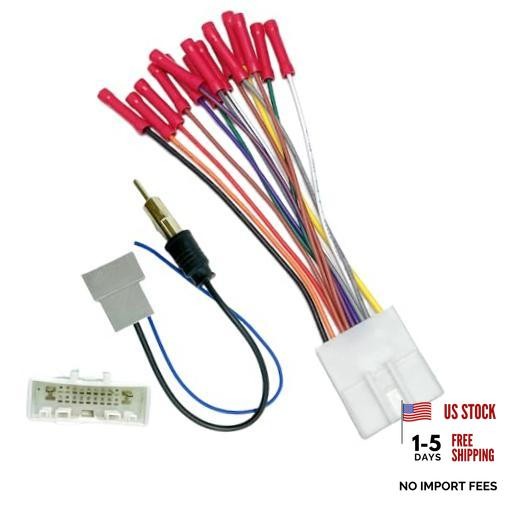 20Pin Radio Wiring Harness for 20Pin Harness+Antenna for Nissan/Subaru(15wires)