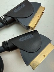 PROFIGOLD HIGH END SCART CABLE. 1 METER 99.96 % OXYGEN FREE COPPER