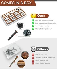 “Universal TV Mounting Hardware Kit | M4/M5/M6/M8 Screws & Spacers | VESA-Comp..
