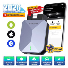2026 MUCAR BT200 MAX Full System Car AI Diagnostic Tool OBD2 Scanner All Free