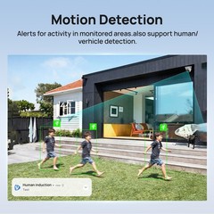 VIKYLIN 8MP 4K Full Color Night Vision IP Camera Built-in Microphone IP67 WDR