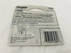 Lot Of 3 – Energizer 2025 Lithium Batteries. 2025BP-4 3v CR2025 Fresh