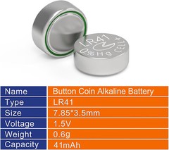 10-100Pcs AG13 LR44 AG3 LR41 AG1 LR621 AG6 LR921 AG10 LR1130 1.5V Button Battery