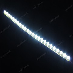 White 24cm 24LED PVC Flexible LED Strip Light Waterproof for Car Motorcycle