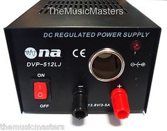 AC to 12VDC Converter POWER SUPPLY w/ Lighter Plug Socket Jack 3-5 Amp Surge