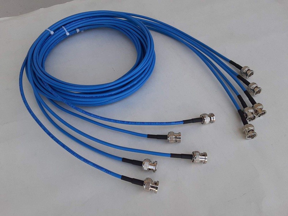 40pack Belden 1855A HD-SDI Mini RG59 Cable4.5 GHZ BNC Male 20 of 10ft/ 20 of 6ft