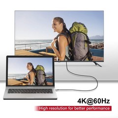 Upgrow USB C to DisplayPort Cable 4K@60Hz 6FT for Home Office USB C to DP – A6