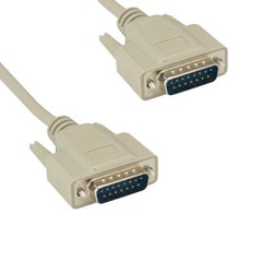 6-10FT DB15 15 Pin Monitor Cable Male M/M 28 AWG for Apple Mac VGA Video Display