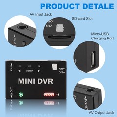 Mini DVR 5.8G-FPV Video Recorder Module CVBS Signal Input Support 32GB TF Card