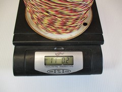 ITT Thermax 22 AWG Stranded SPC Hookup Wire PTFE Teflon Red Brown Yellow NOS 22g