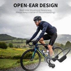 Open Ear Sports Wireless Headphone with Built-in Mic,Up to 8 Hours Playtime