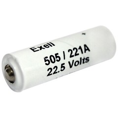 Exell Alkaline Battery A221/505A Compatible With NEDA 221 Eveready 505
