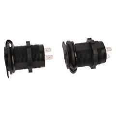 2pcs 12V Cigarette Lighter Socket Power Outlet Receptacle Plug or Car Marine ATV