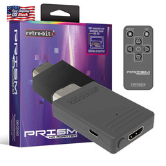 Retro-Bit Prism HDMI Adapter for Gamecube – AV to HDMI Converter/Upscaler for 10