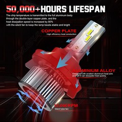 For GMC YUKON XL 1500 2007-2014 – LED Headlight Bulbs High&low beam 9008/H13 Kit