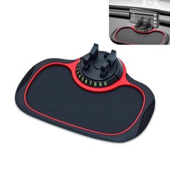 Pack-1 Car Dashboard Phone Holder Anti-Skid Mat, 7.48″ x 9.45″ PVC Flexible A…