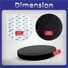 1 or 4 Pcs 6.5″ Foam Speaker Enhancer Fast Rings Fits for 6″ 6.5″