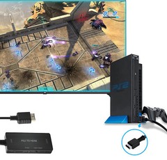 PS2 to HDMI Converter 1080P HD Monitor HDTV Video Adapter for PlayStation 1/2/3