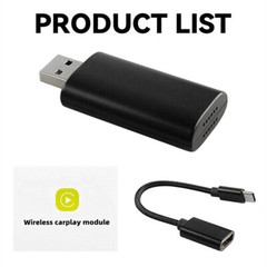 Wireless CarPlay Adapter For iPhone Apple Wireless Carplay Dongle,Plug Play 5GHz