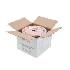RG6 Cable COAXIAL 500ft 1000ft Bulk Coax DUAL / QUAD Outdoor 18AWG – BLACK WHITE
