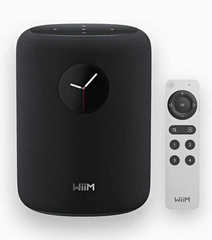WiiM Sound Smart Speaker Black Touch Display w/ Remote Control Wi-Fi Bluetooth