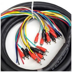Car Audio Wire Installation Kit 25ft Cable 13-Core Conductor OFC Copper Medusa