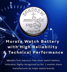 [EXP 10/2030] Brand New 10 MURATA / SONY 377 SR626SW Watch Battery – CA Seller