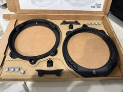 Alpine SPG-10C2 4” Inch Speakers With Porsche 996 986 911 Dash Adapter Front New