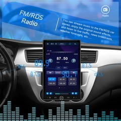 10.4″ Single 1DIN Wireless Apple CarPlay Car Stereo Rotatable Touch Screen Radio