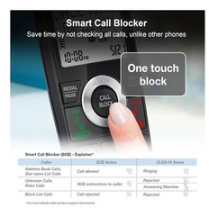 AT&T CL82219 DECT 6.0 2-Handset Phone w/ Answering Machine FREE SHIP