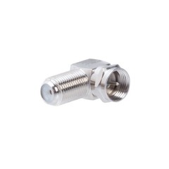 90 Degree Right Angle F Male to Female Coax Cable Adapter Connector Multi-Pk LOT