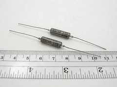 1000pF 200V K40Y-9 Russian PIO capacitor pair – tested, matched to 1% tolerance