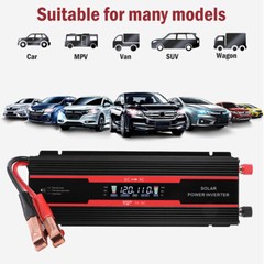 7000W Power Inverter DC 12V 24V To AC 110V 220V Pure Sine Wave Solar Converter