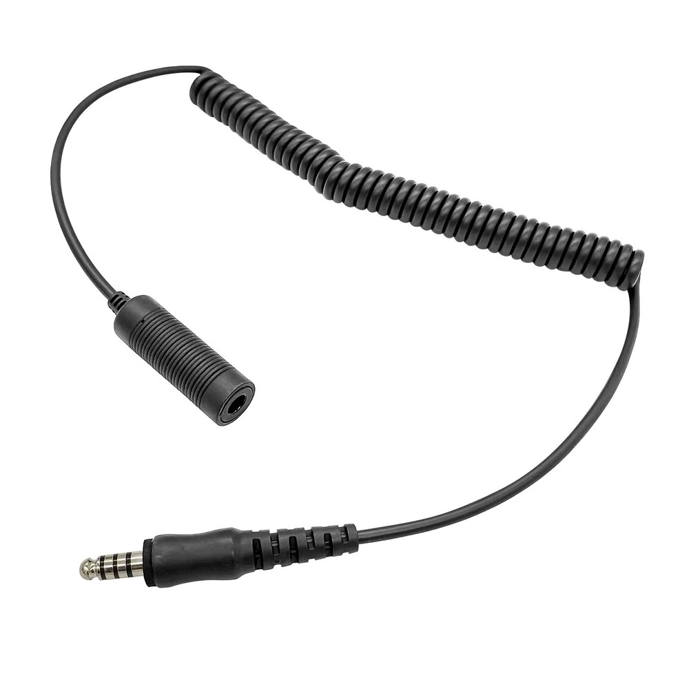 WODASEN Helicopter Civilian Headset Extension 90 cm (Extended), Coiling-type