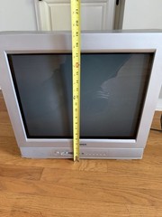 Vtg Gaming Tv Daewoo Dtq 20u4sc Television 2000s Large Retro Cable Prop 20”