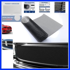 47″X16″ Universal Black Metal Mesh: Aluminum Alloy 3 x 6mm Rhombic Hole Car G…