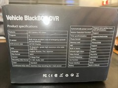 Vehicle Black Box DVR Dash Cam New 32 Gb Memory Card Included