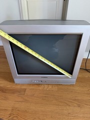 Vtg Gaming Tv Daewoo Dtq 20u4sc Television 2000s Large Retro Cable Prop 20”