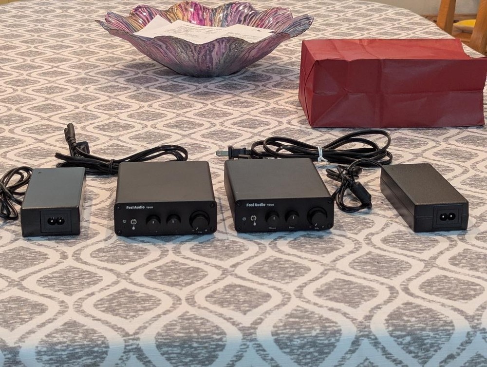 Fosi Audio TB10D 100W 2 Digital Amplifiers TPA3255 Class D AmpS 2!