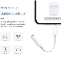 Apple MFi Certified 3 Pack Lightning 3.5mm Headphone Aux Audio Jack Adapte…!