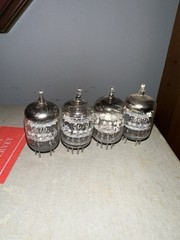Lot of 4 GE Five Star 5670 2C51 Vacuum Tubes Vintage USA Audio Untested