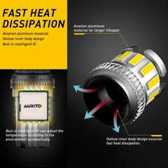 AUXITO T10 LED License Plate Light Bulbs 6000K Super Bright White 168 2825 194 D