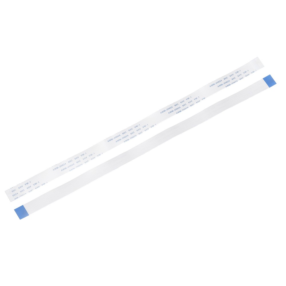 20 Pins 0.5mm Pitch 250mm FPC FFC Flexible Flat Cable (A Type), 20Pcs